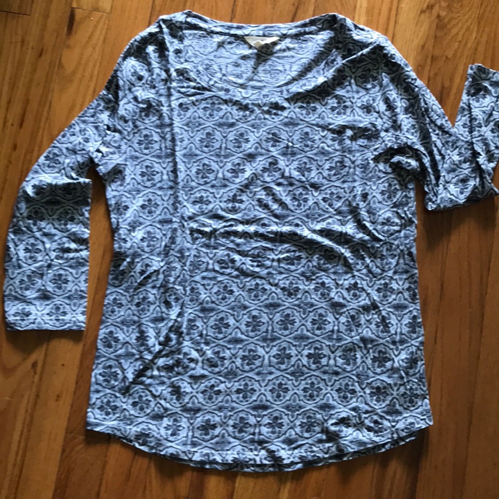 Lucky Brand T-shirt, 3/4 Sleeve, pretty!